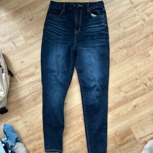 AE high waisted skinny jeans 10R